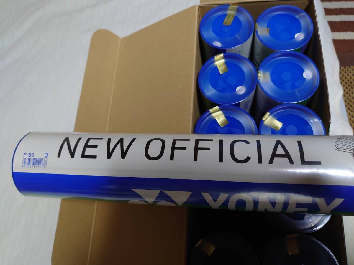 | F-80 10ダース シャトル YONEX 365日出荷YONEX「ニューオフィシャル ヨネックス 「ニューオフィシャル YONEX（ヨネックス） - バドミントン OFFICIAL シャトルコック 10ダース（120個）｜Yahoo!フリマ 試合用シャトル 用品&frasl;F-80RKap
