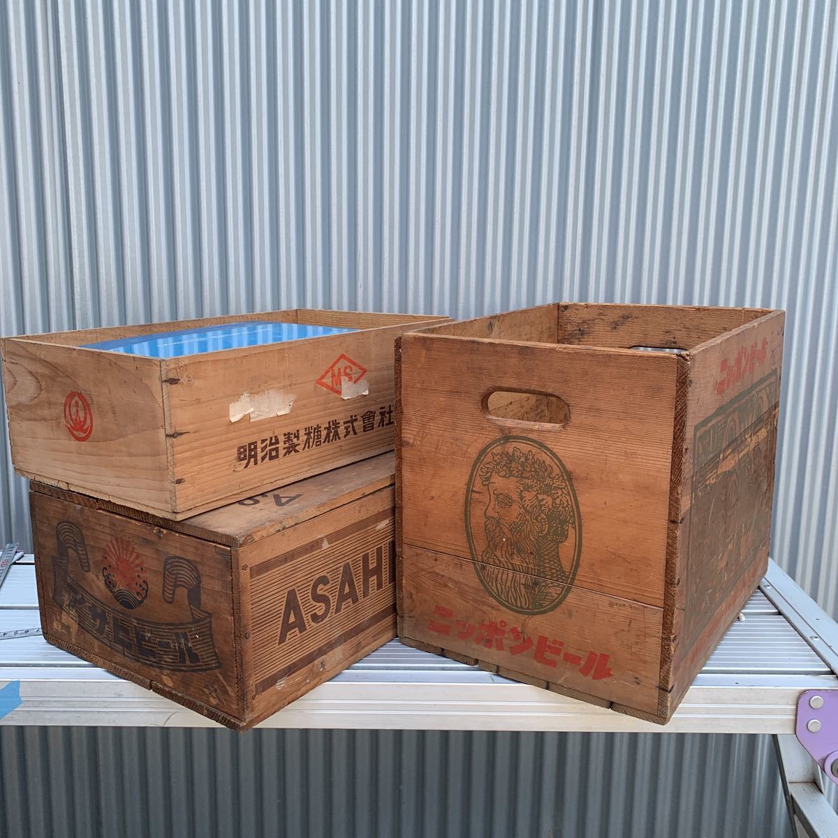 木箱 アサヒビール 当時物 昭和レトロ｜Yahoo!フリマ（旧PayPay 昭和 