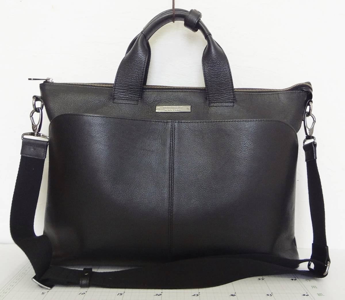 良品 高級】BURBERRY バーバリー ブラックレーベル オールレザー 