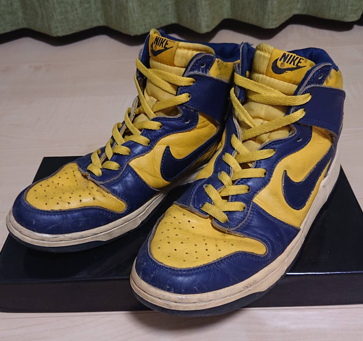 レア！98年製 初期復刻 NIKE DUNK HIGH LE ミシガン US10 28cm