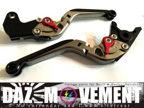 buell最高! XB DAZレバー ダークチタニウム　6PODキャリパー用