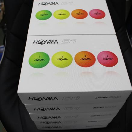  HONMA 本間 New D1 ゴルフボール マルチカラー 10ダース セット グリーン30球 イエロー30球 オレンジ30球 ピンク30球 計120球(新品)｜売買されたオークション情報、yahooの商品情報をアーカイブ公開 ボール
