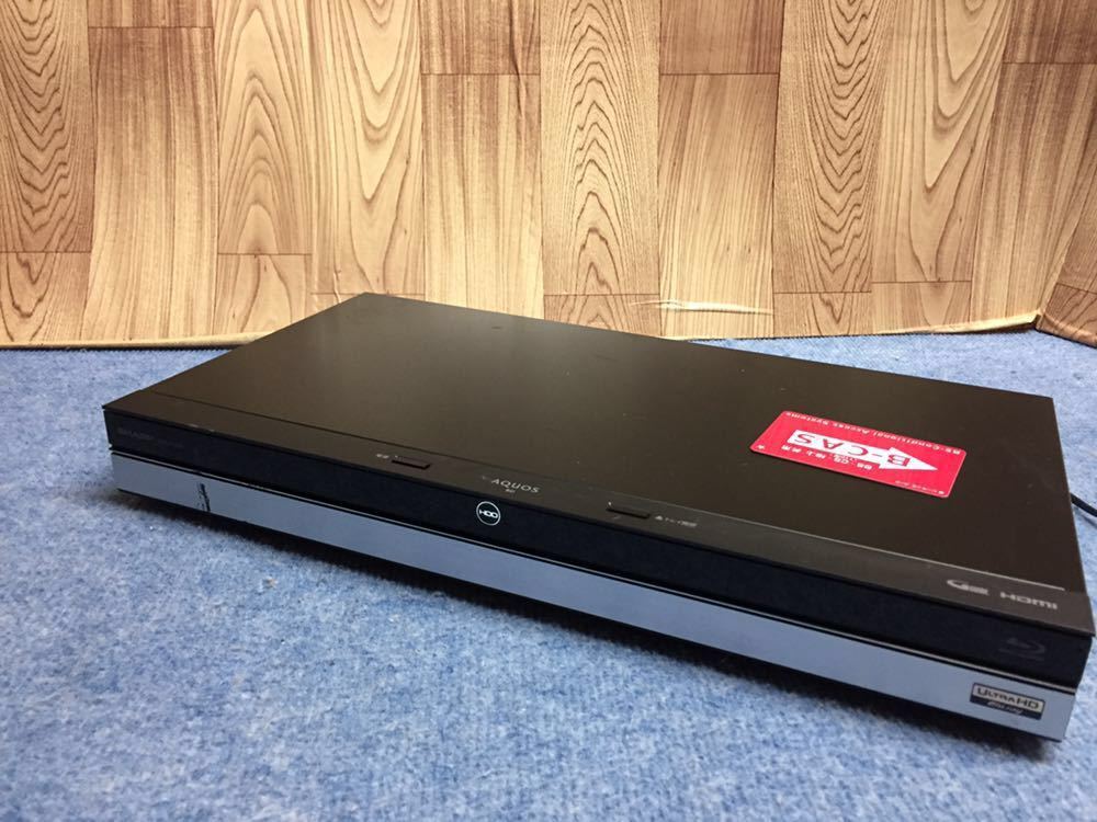 シャープ SHARP BD-UT1200 ブルーレイディスクレコーダー 2018年 作動