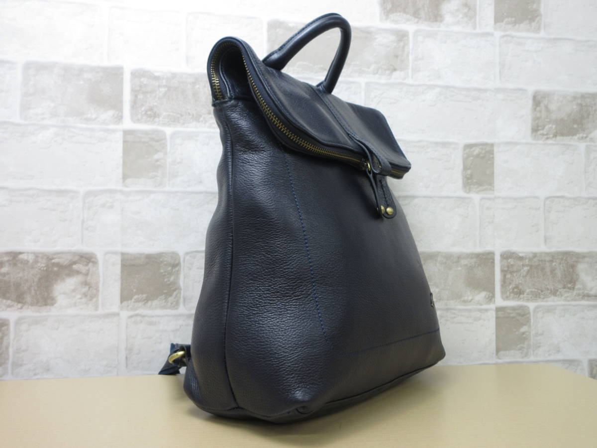 美品□キタムラ2 Kitamura2□リュック バッグ バックパック レザー 