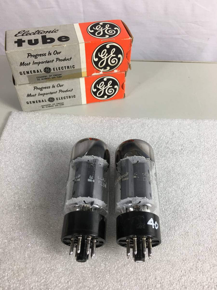 GE 6CA7 真空管 2本セット オフィシャル通販