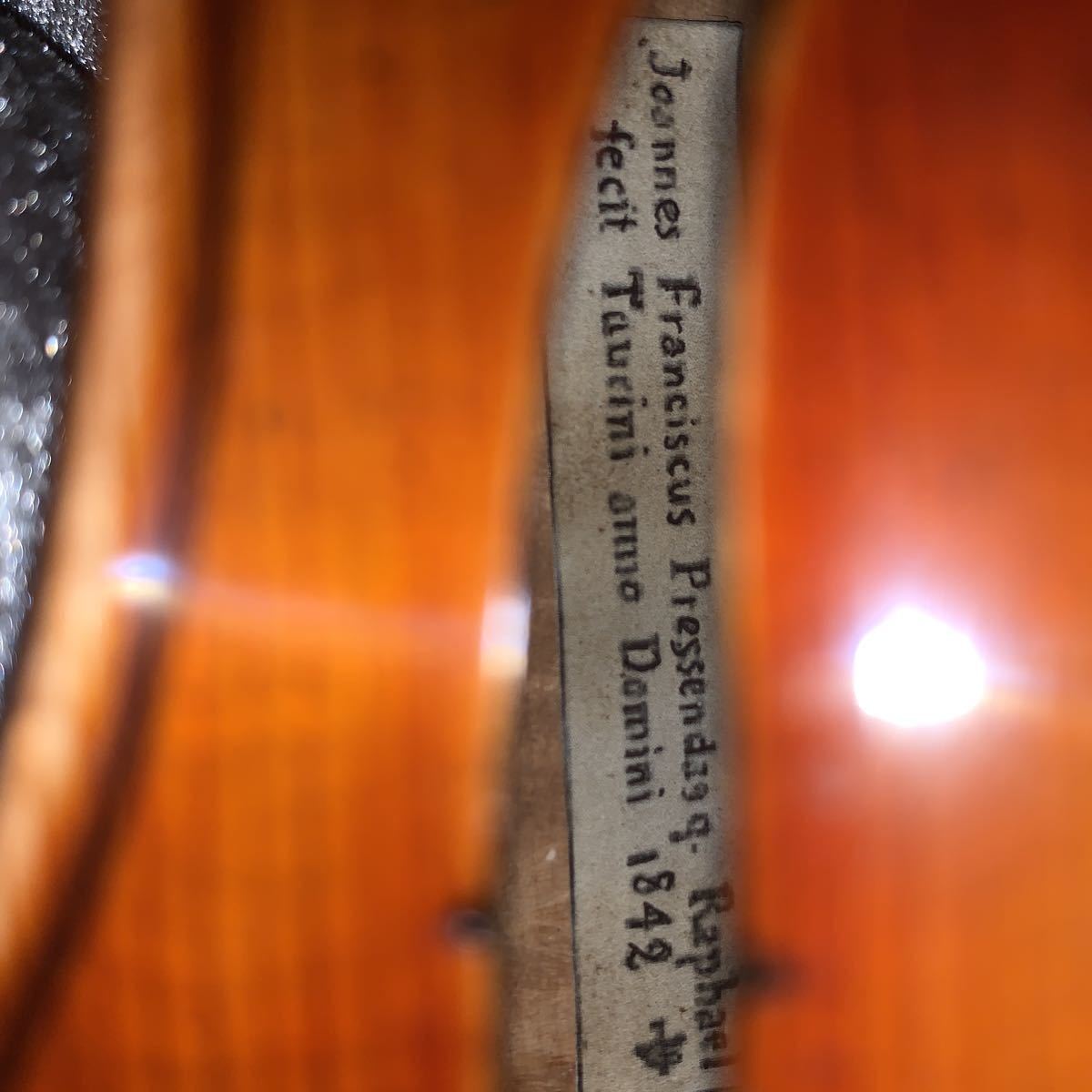 オールドイタリアンバイオリン ヨハネス・フランシスコ・プレセンダ1842_8