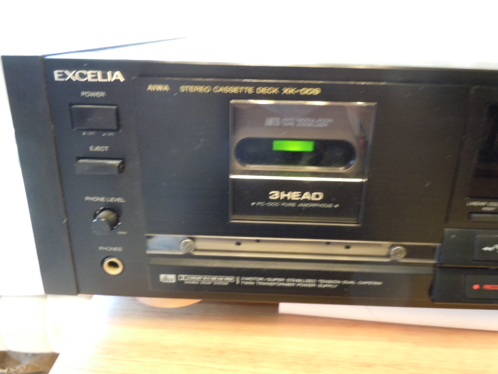AIWA XK-009カセットデッキ(ジャンク品） 一般 オーディオ機器 【公式