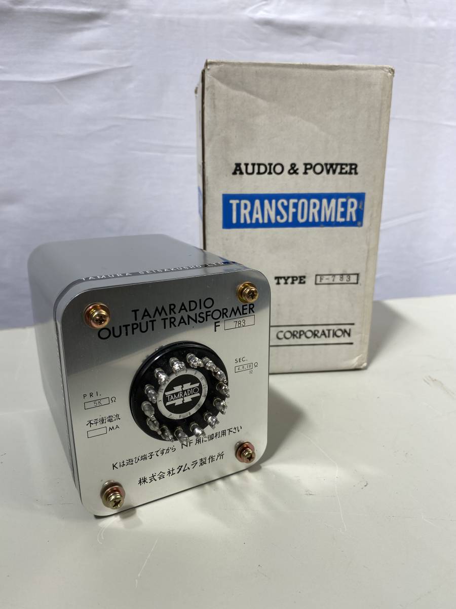 オーディオ機器 TAMURA output Trans F-475 pair 箱入り 未使用品 タムラ
