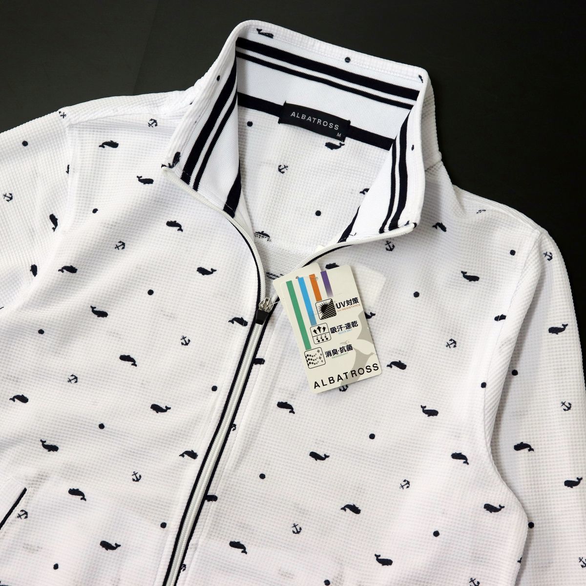  アルバトロス ゴルフ ALBATROSS GOLF 夏用ウェア 吸汗速乾 消臭抗菌 UVカット メンズ ジャケット 白 01327550-0999-LL 一 二 参 QWER(ジャンパー、ジャケット)｜売買されたオークション情報、yahooの商品 ジャンパー、ジャケット