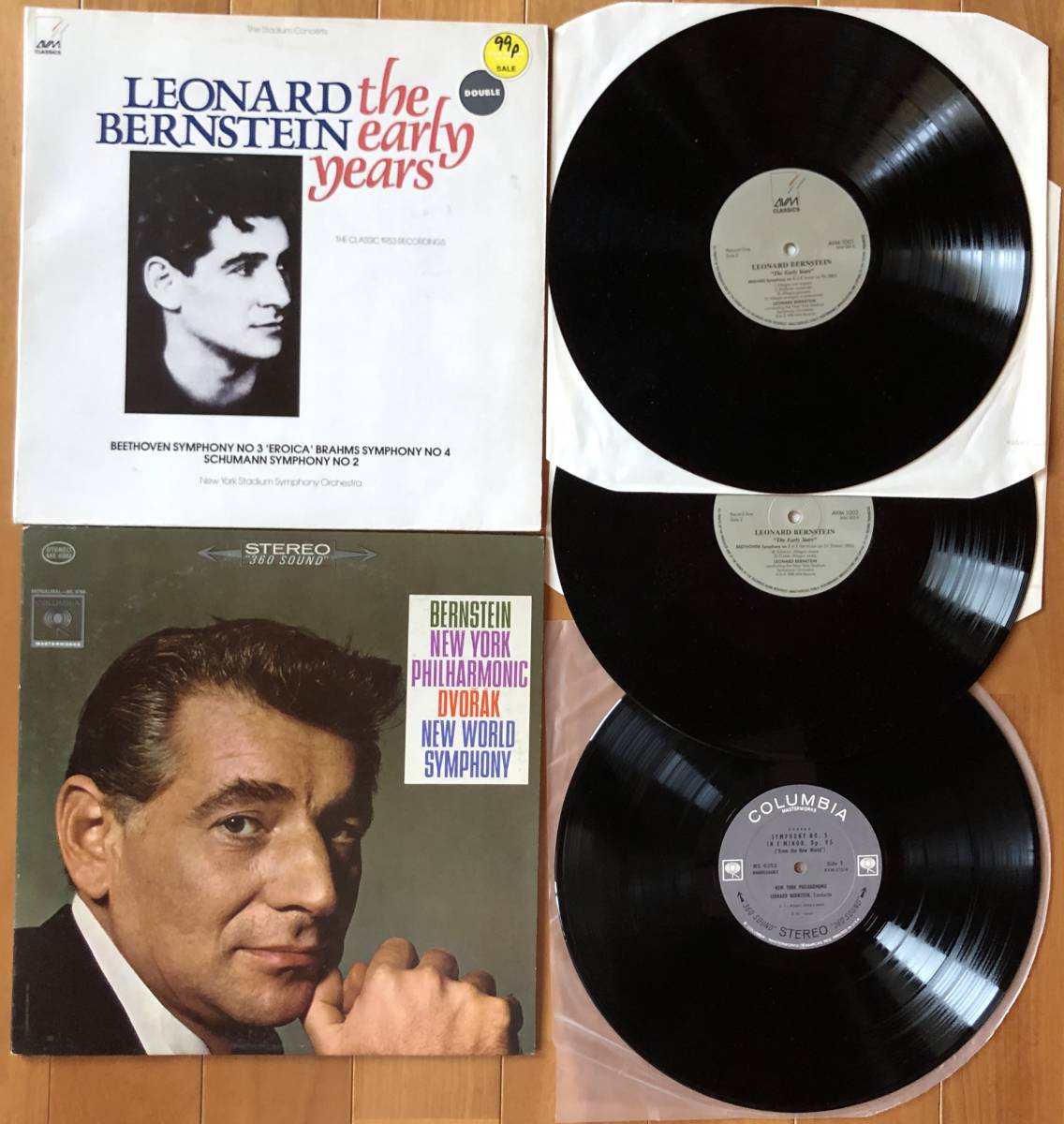 SALE LP8枚 ベートーヴェン交響曲全集 バーンスタイン ウィーン LP レコード バーンスタインのベートーヴェン/交響曲全集 独DGG 3624
