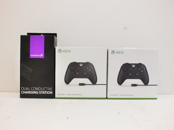 人気定番，限定SALE Y144Y 43 xbox DUAL CONDUCTIVE Charging Station one コントローラー 計3点セット(アクセサリ、周辺機器)｜売買されたオークション情報、yahooの商品情報をアーカイブ公開 - オークファン アクセサリ、周辺機器