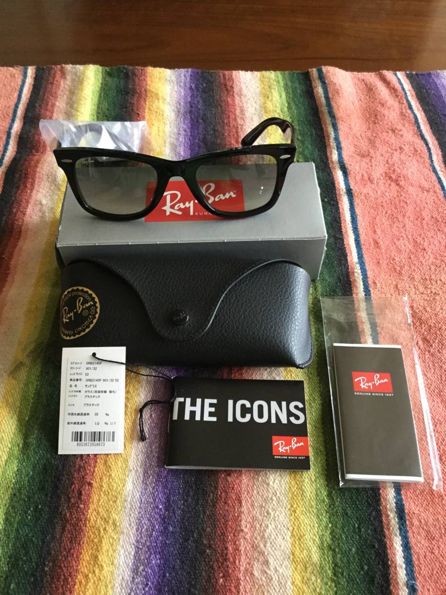 レイバン RayBan サングラス WAYFARER 新品同様 即決 1円スタート