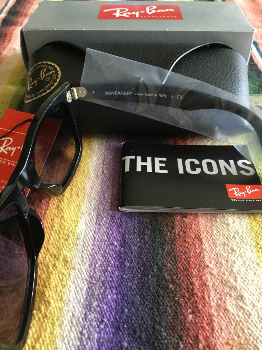 レイバン RayBan サングラス WAYFARER 新品同様 即決 1円スタート