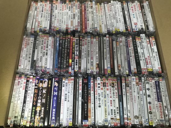 中古演歌CD145組セット7・ケース入り、見本やサンプルなし・大量