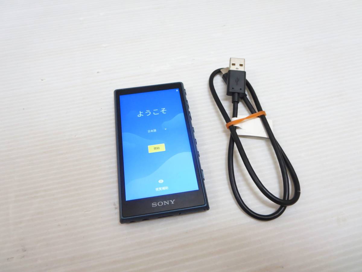  2562 SONY ソニー WALKMAN ウォークマン NW-A106 ブルー ハイレゾ対応 32GB(本体)｜売買されたオークション情報、yahooの商品情報をアーカイブ公開 - オークファン ソニー