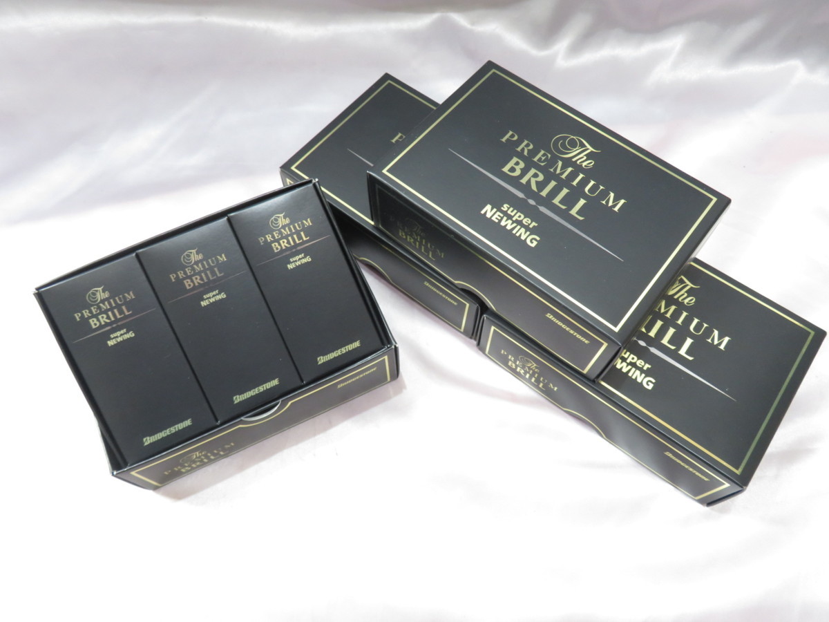 超激得，正規品 ブリヂストン PREMIUM BRILL super NEWING ゴルフボール 6球&times;4箱 24球(新品)｜売買されたオークション情報、yahooの商品情報をアーカイブ公開 - オークファン ボール