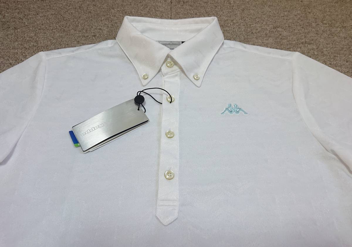  定価16500円 送料198円可能 L JASPO サイズ / KAPPA GOLF カッパ ゴルフ Quick Dry 消臭機能 半袖シャツ /ホワイト(カッパ)｜売買されたオークション情報、yahooの商品情報をアーカイブ公開 - オークファ シャツ
