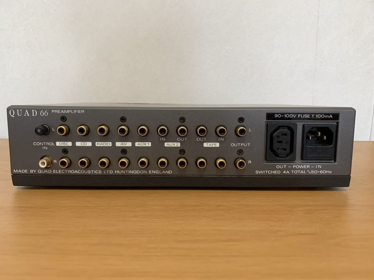プリアンプ 0 PREAMPLIFIER クォード Stereo ジャンク クオード [NS