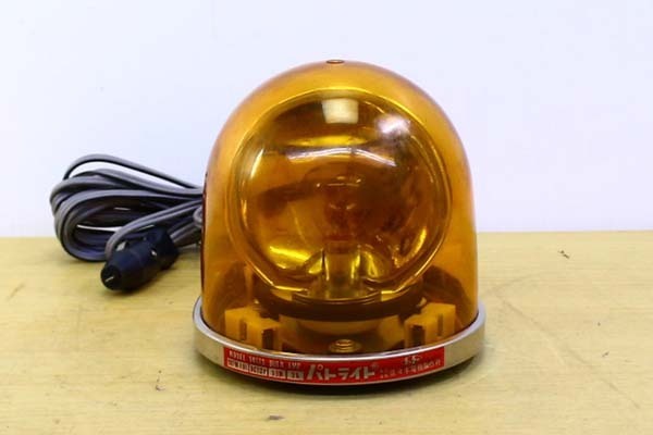 パトライト 黄色 PATLITE SKH-12EA 回転灯 12V DC 黄色 パトライト