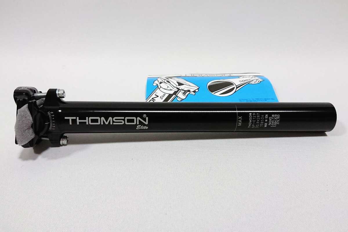 Thomson Elite Inline シートポスト 30.9mmΦ×287mm ブラック スポーツ