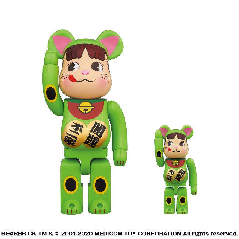 招き猫 BE@RBRICK ペコちゃん 0 SERIES BE＠RBRICK 公式 400% &amp