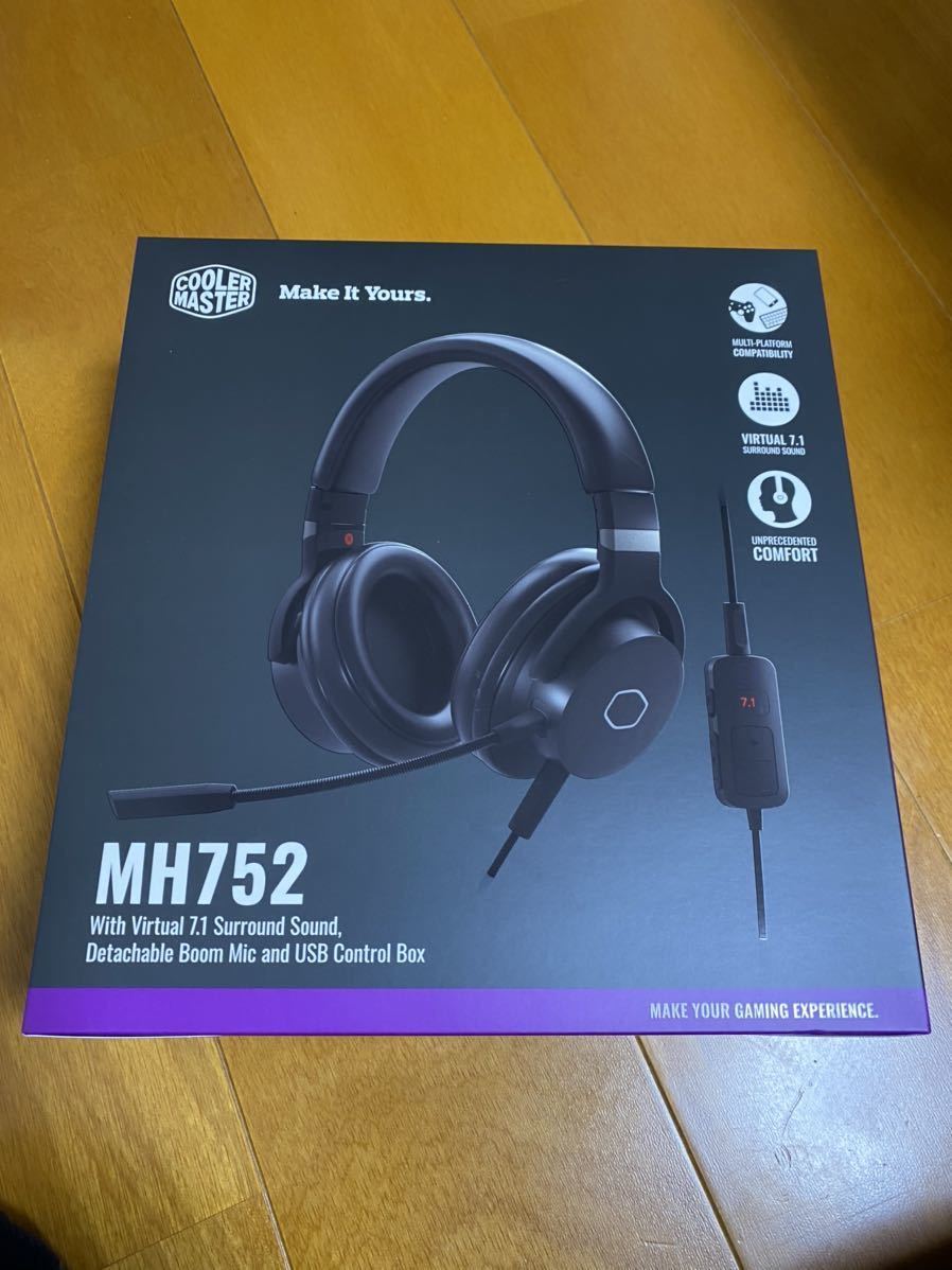 ほぼ新品！クーラーマスターMH752 ゲーミングヘッドセット 新で購入し