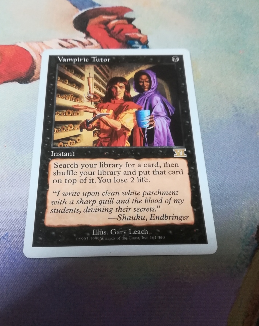 吸血の教示者 Tutor Vampiric ジャッジ褒賞 foil Vampire 吸血の教示者/Vampiric Tutor　英語
