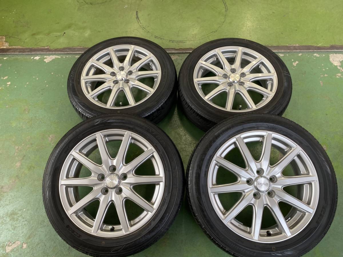 【新作，大人気】 AQUA 16インチ 5.5J+39 5穴100 ダンロップ エナセーブ EC202 175/60R16 ラクティス トレジア 等に(ラジアルタイヤ)｜売買されたオークション情報、yahooの商品情報をアーカイブ公開 - オークファン 5穴