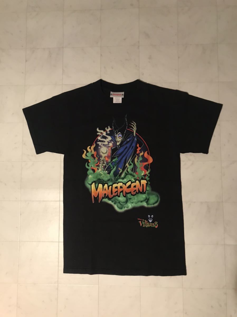 90s USA製 Disney Villains マレフィセントTシャツ S/M ディズニー