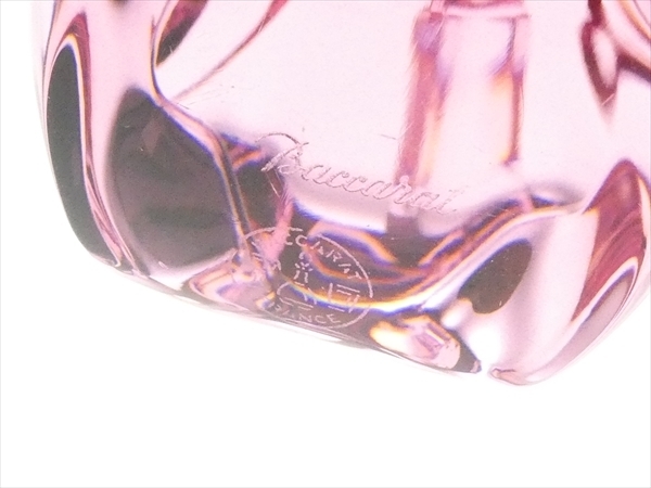 n905 Baccarat バカラ クリスタル ゾウ エレファント ピンク アニマル