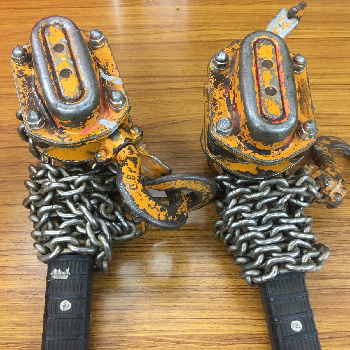 ○キトーレバーブロック 0.8t 2台セット 領収書可 KITO 中古 キトー 即納