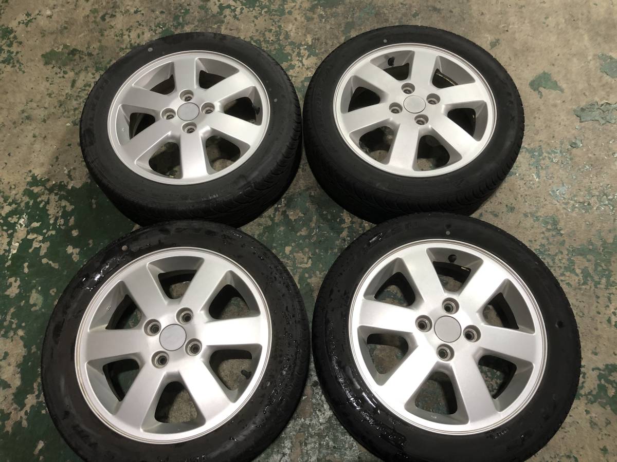 スズキ 純正 Kei アルミ ホイール タイヤ ４本セット 165&frasl;70R14 14×4.5 | - SUZUKI 4本 15インチ ワークス 純正ホイールの人気アイテム