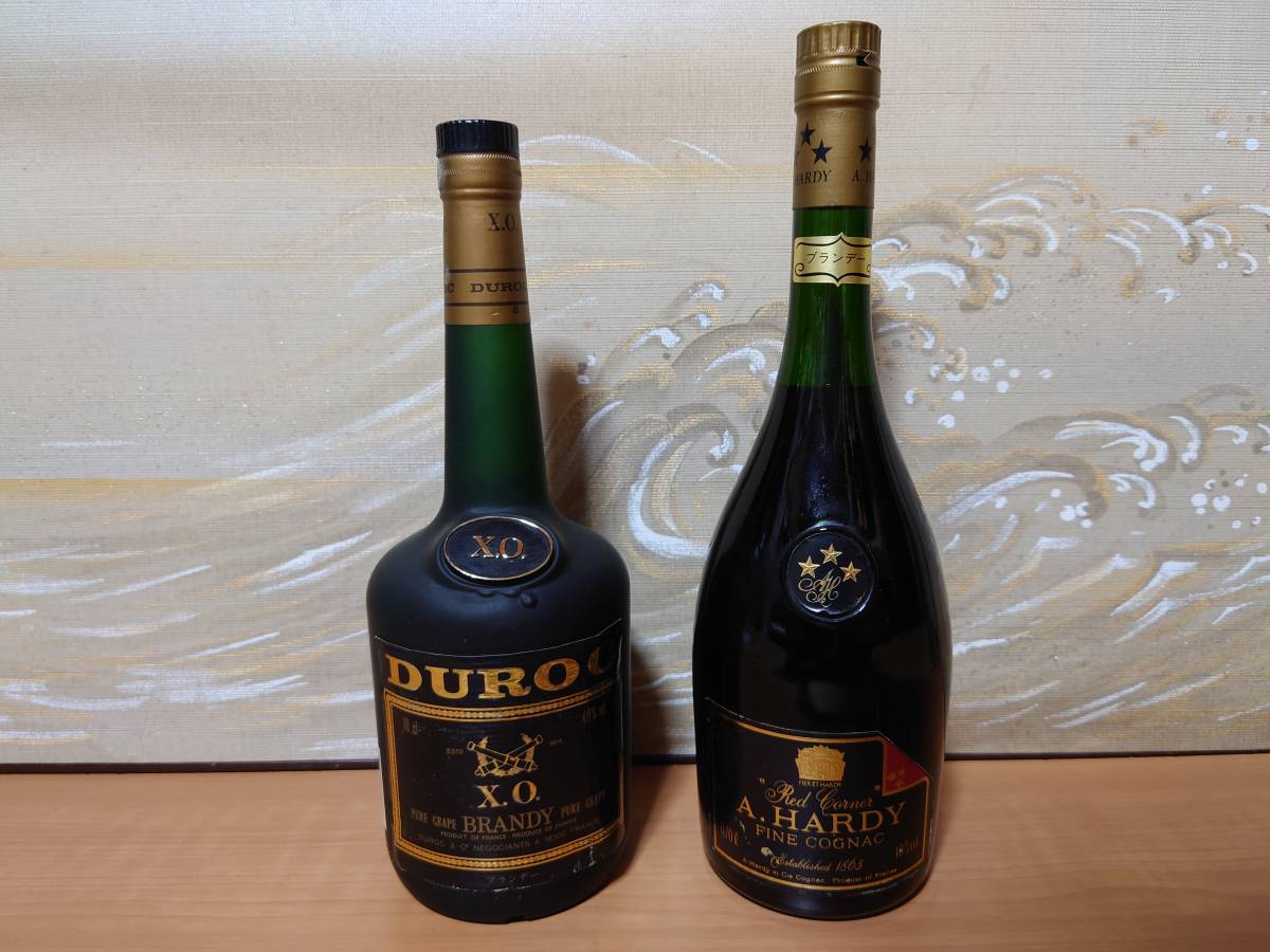 ■即決■2本 正規品 ハーディ A.HARDY DUROC デューロック XO ブランデー 国分 雪印 700 検索 ナポレオン ヘネシー レミーマルタン バカラ