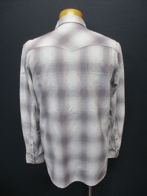 NUMBER (N)INE LOVE期 オンブレ チェック ウエスタンシャツ size 2  