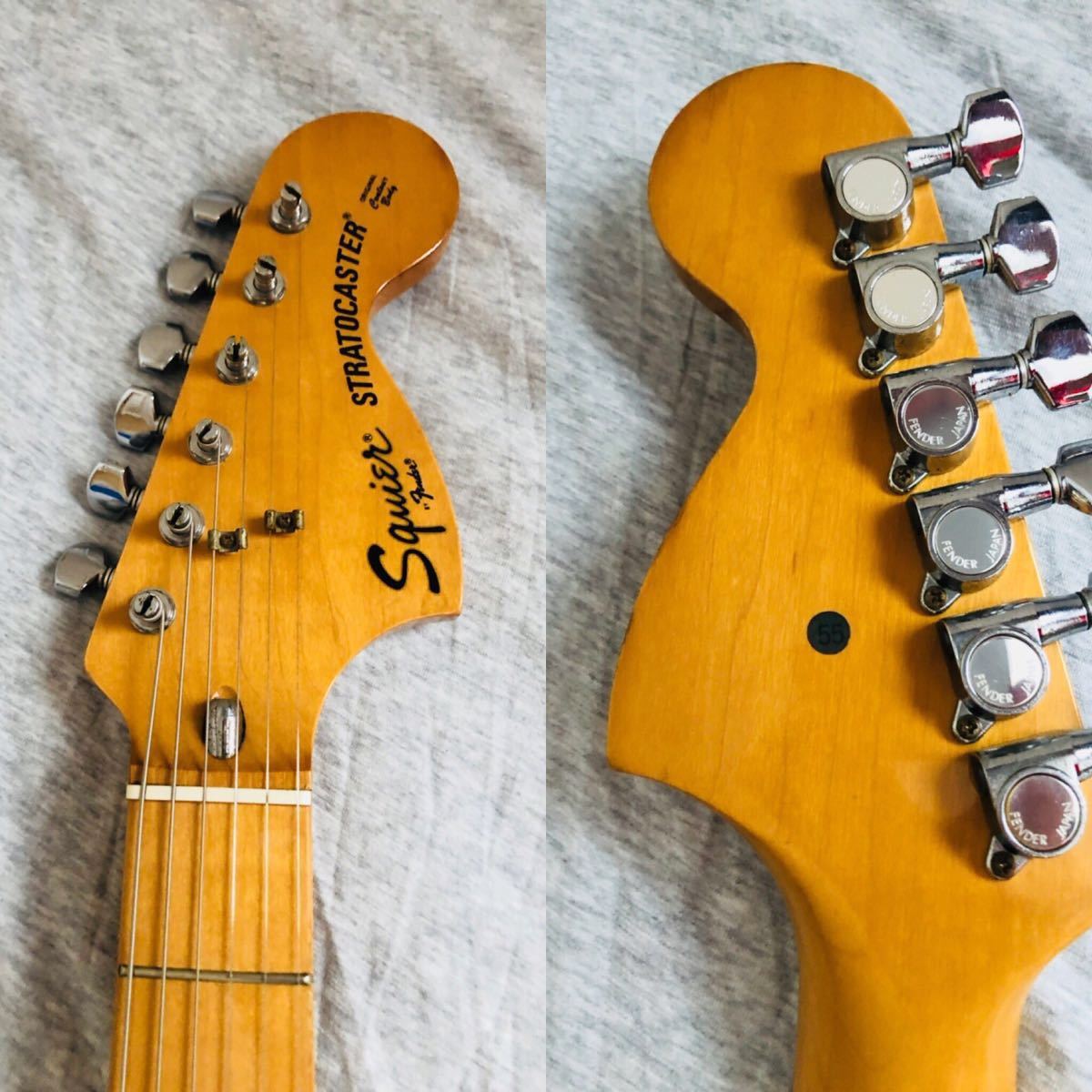 最初期72年ラージヘッドモデル JVシリアル Squier by Fender CST-55