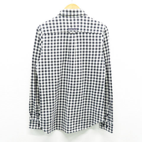 PEARLY GATES パーリーゲイツ 長袖ポロシャツ 長袖 ポロシャツ メンズ 中古 &frasl; ボタンダウン ボーダー柄 サイズ：0 ホワイト系 ブルー系 - 長袖ポロシャツ(4)サイズM&frasl;紺