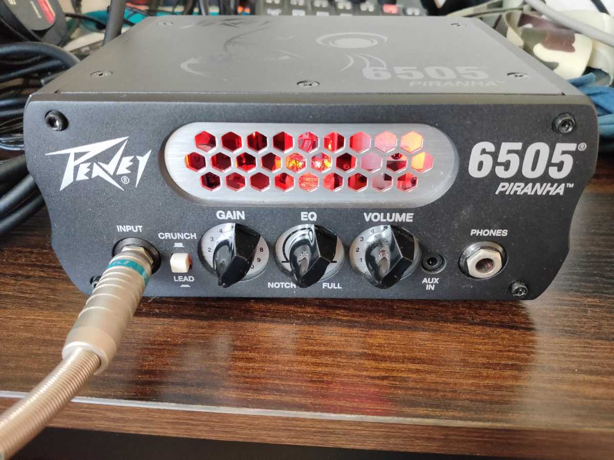 peavey 6505 piranha 美品　付属品完備　送料無料　動作良好　5150 0 Piranha PEAVEY 1x8 Amp MusicRadar