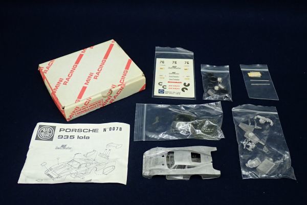 ▼ガレージキット106 未組立 MINI RACING PORSCHE 935 LOLA N°0078▼レジンキット/メタル/ポルシェ/Red Lobster/1/43/ミニレーシング