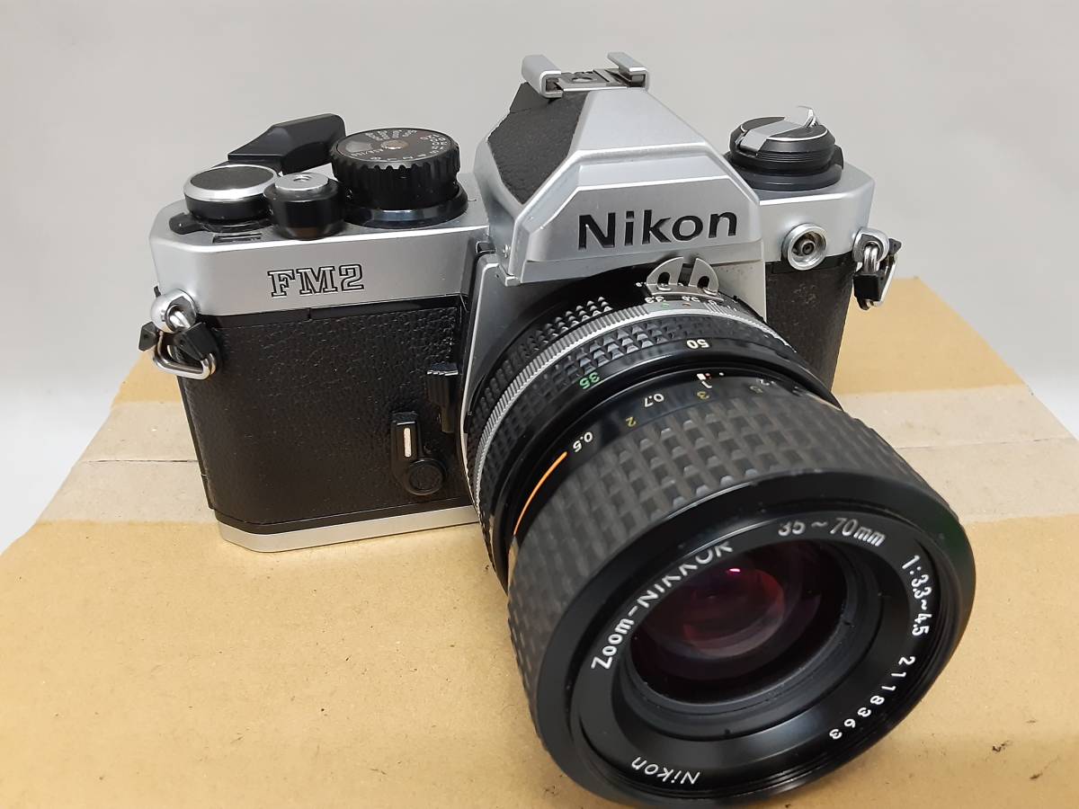 ジャンク NIKON ニコン FM2 オールドカメラ フィルムカメラ 中古・ジャンク品】Nikonニコン FM2 一眼レフ フィルムカメラ