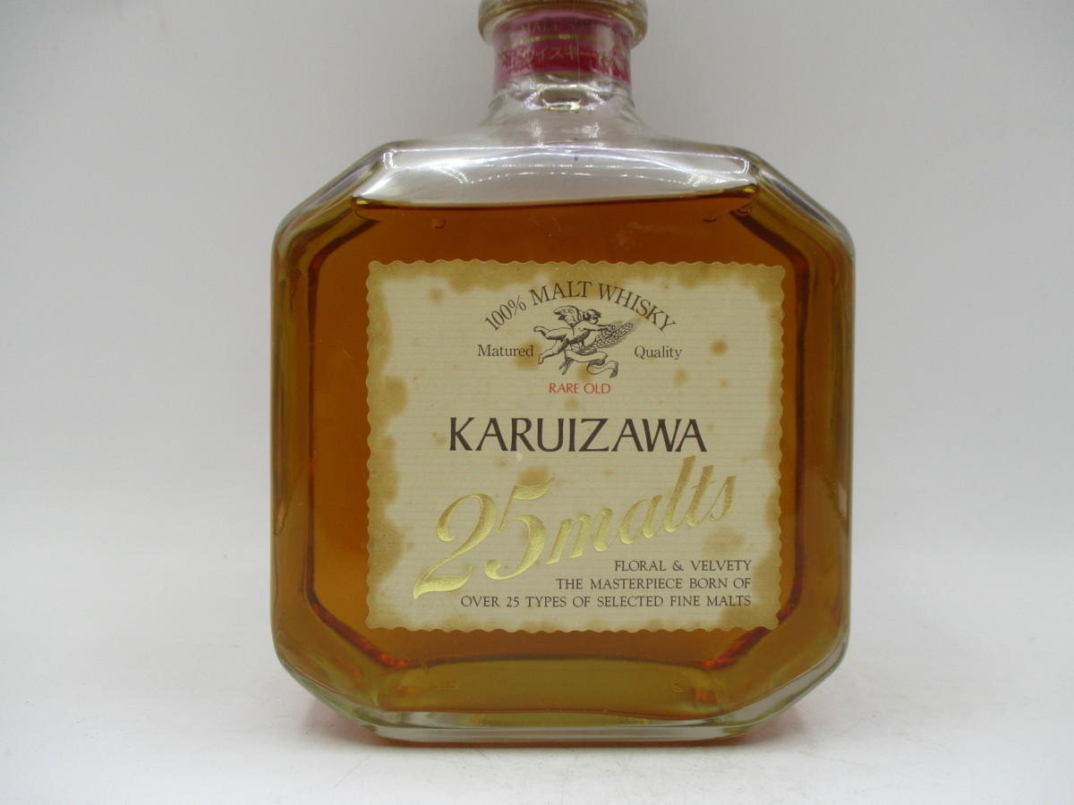 同梱OK商品】 KARUIZAWA 25 MALTS 100% モルト ウイスキー 特級 箱入