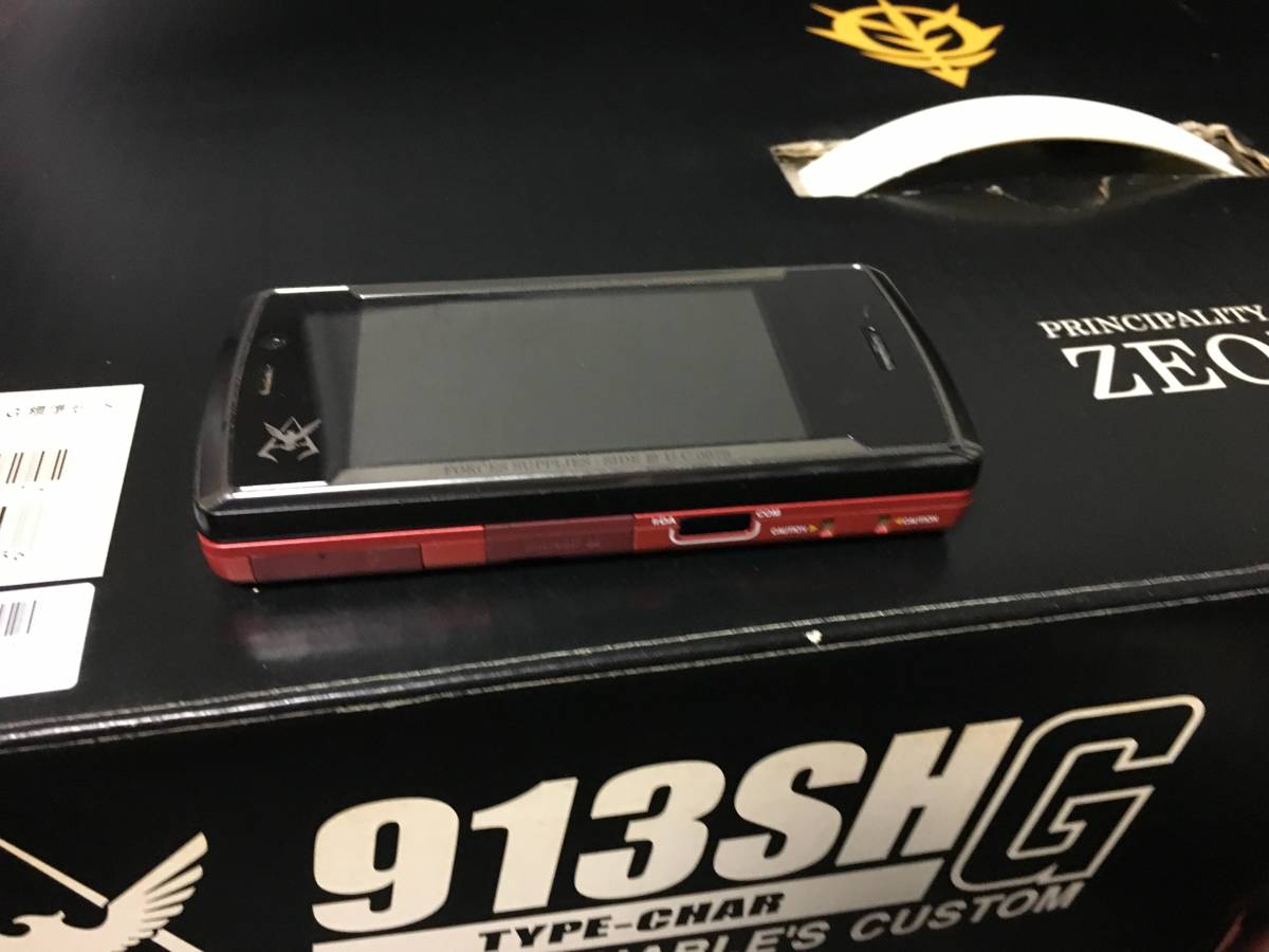 フィギュア SoftBank シャア専用携帯 913SH G TYPE-CHAR 1&frasl;12