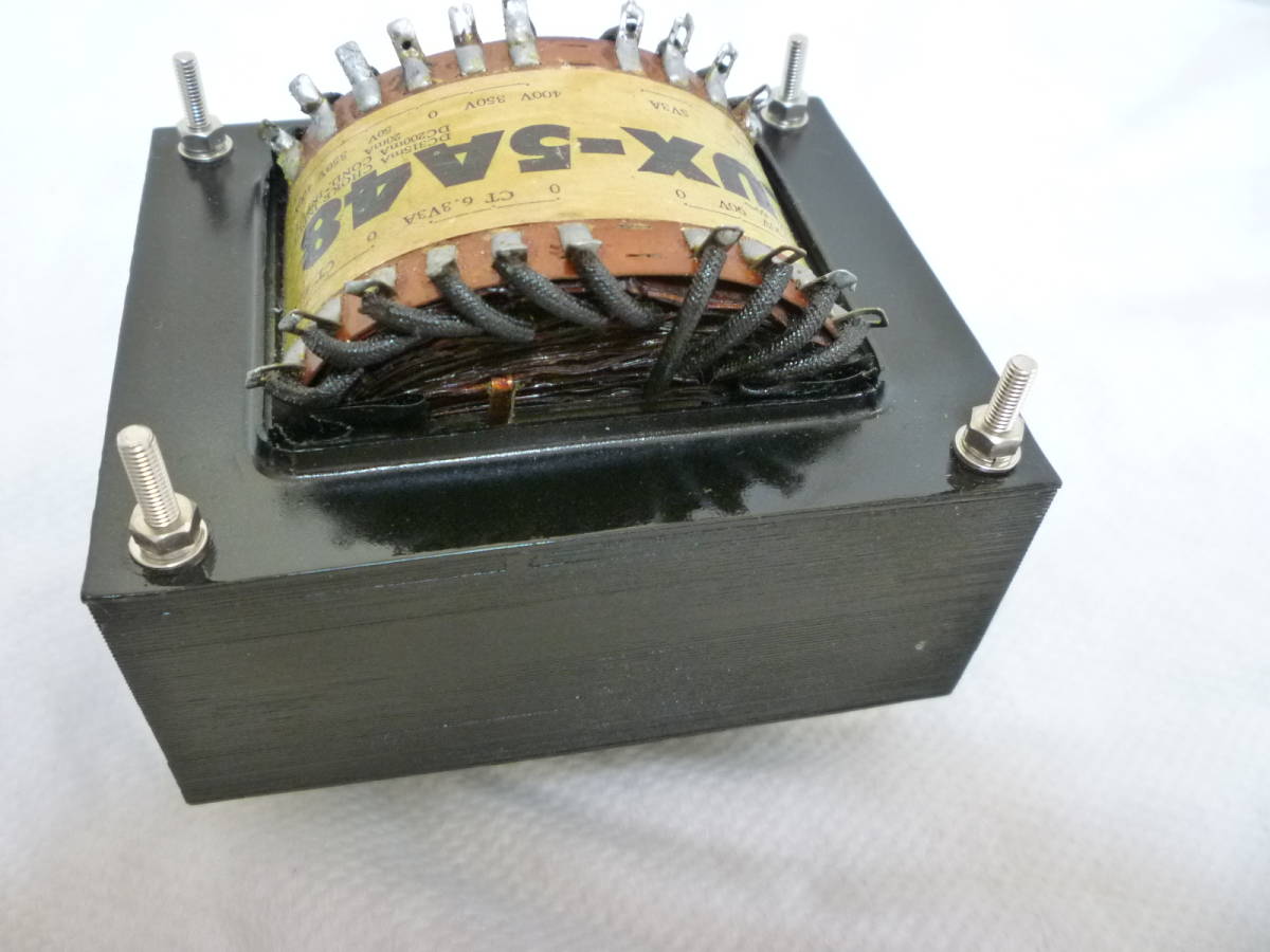 LUX－5A48 400V－200mA・電源トランス 外し品です 【公式通販】