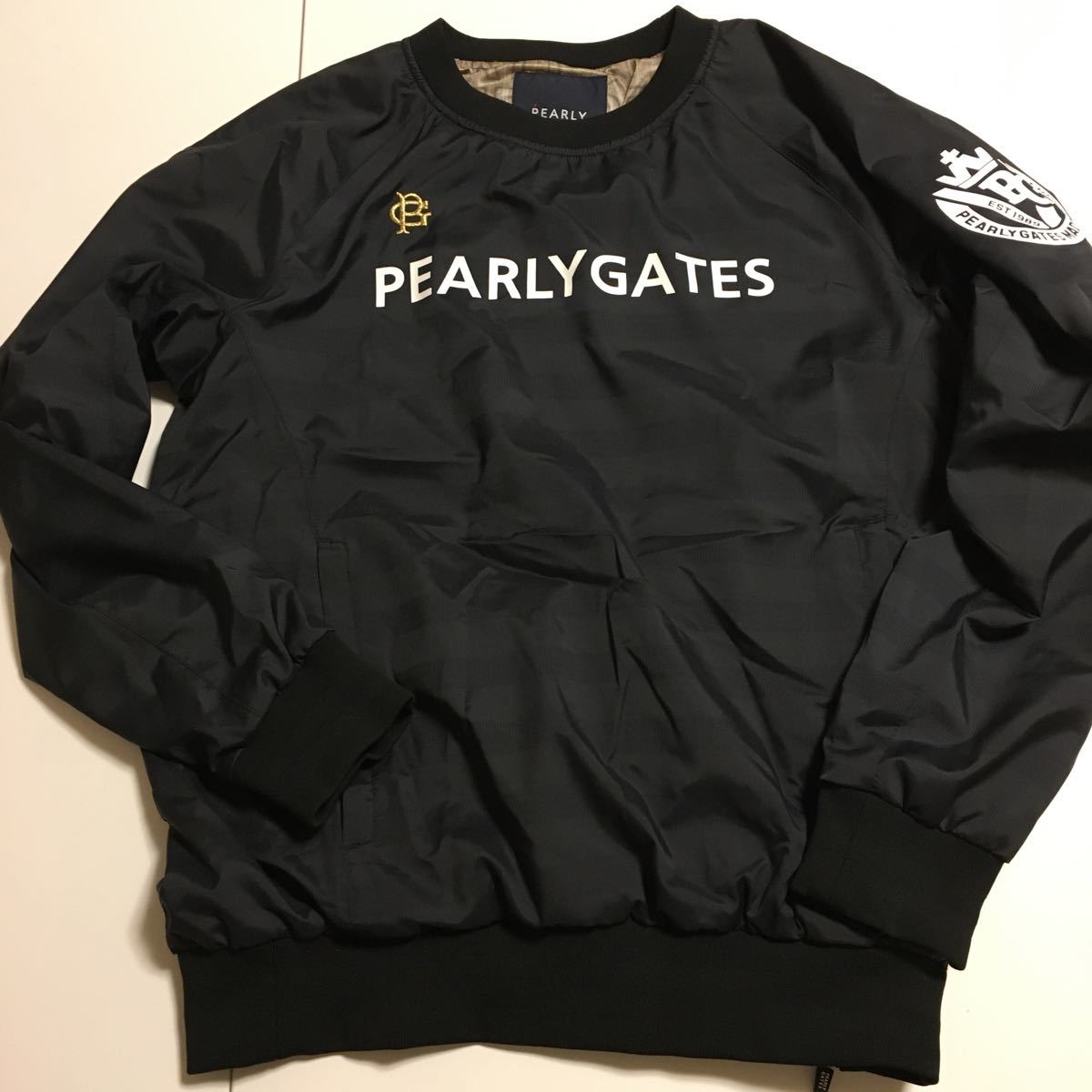 【得価，大人気】 HA601 PEARLY GATES パーリーゲイツ サーモトロン タフレックスドビーボーダーストレッチブルゾン size4 BLACK 053-9221001(パーリーゲイツ)｜売買されたオークション情報、yahooの商品情報をアーカイブ ジャンパー、ジャケット