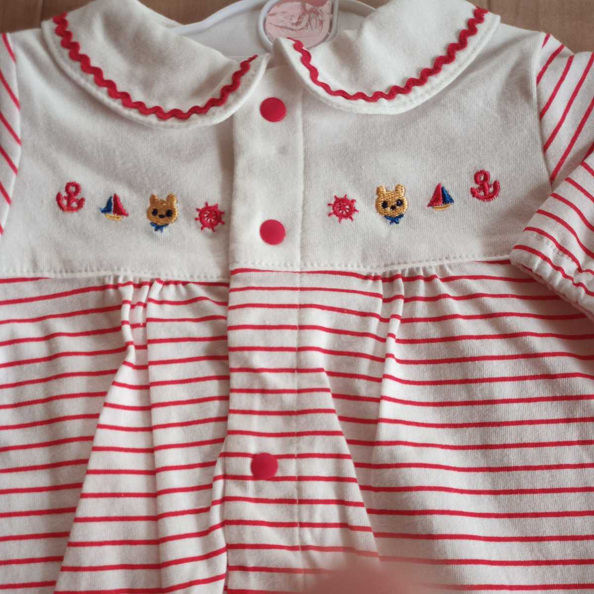 新生児女の子4点セット ドレス コンビドレス 短肌着 帽子 出産準備50 60 綿100 コンビ肌着 売買されたオークション情報 Yahooの商品情報をアーカイブ公開 オークファン Aucfan Com