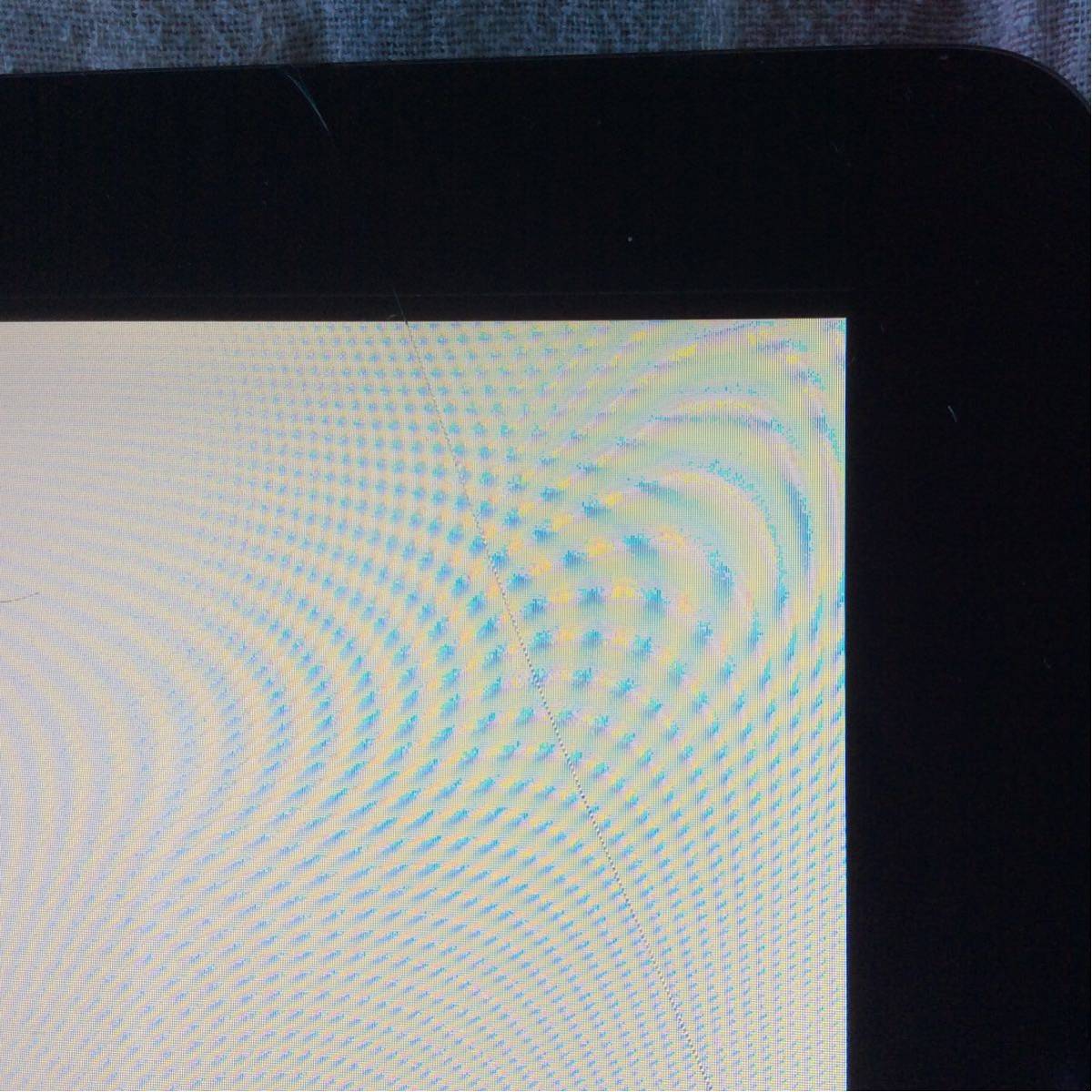 J03.iMac 27inch Late 2009 『ジャンク』ガラスにキズあり 液晶には