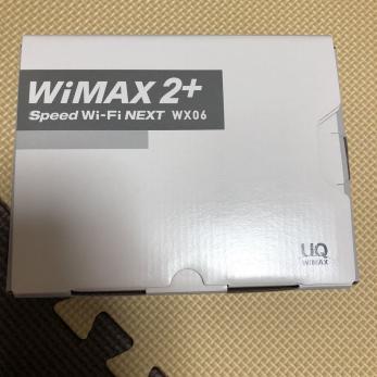 UQ WiMAX2+ Speed Wi-Fi NEXT WX06 白 ホワイト モバイルルーター NEC ケーブル付き SIMフリー