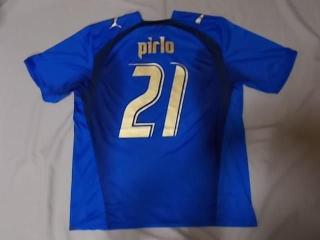 【お得，新品】 イタリア代表 H ピルロ＃21ユニ 06W杯優勝４つ星 ユベントス トルコ製(イタリア)｜売買されたオークション情報、yahooの商品情報をアーカイブ公開 - オークファン ユニフォーム