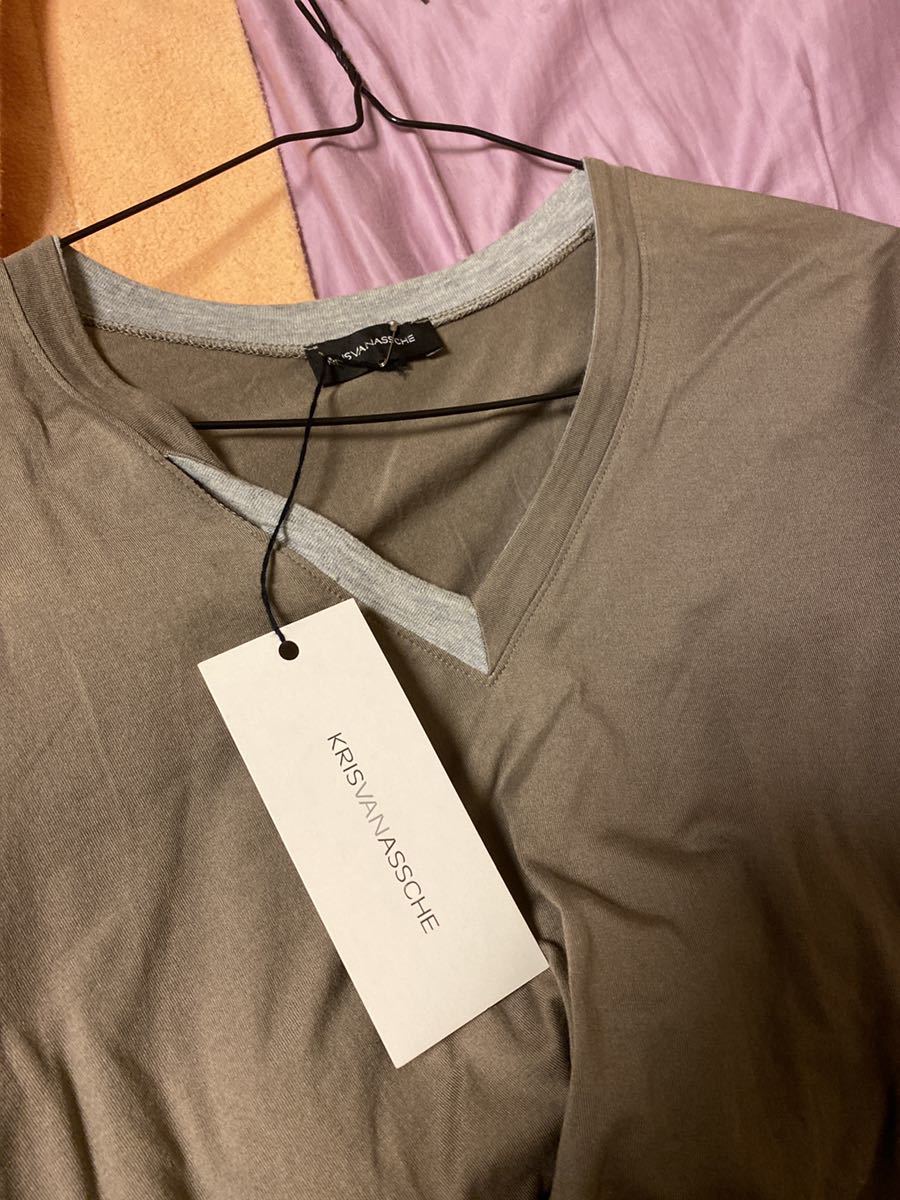 新品クリスヴァンアッシュねじれカットソーTシャツKRISVANASSCHE元  