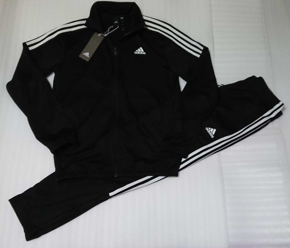 新作，正規品 adidas アディダス M ジャージ上下セット タグ付き ブラック ホワイト 黒/白 裾ファスナー 脱着(アディダス)｜売買されたオークション情報、yahooの商品情報をアーカイブ公開 - オークファン ジャージ