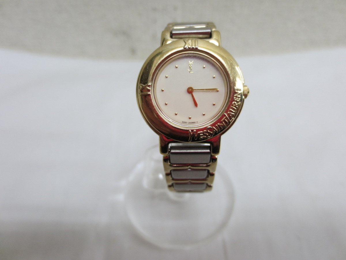 イヴサンローラン YVES SAINT LAURENT 2200-229789 SS ゴールド